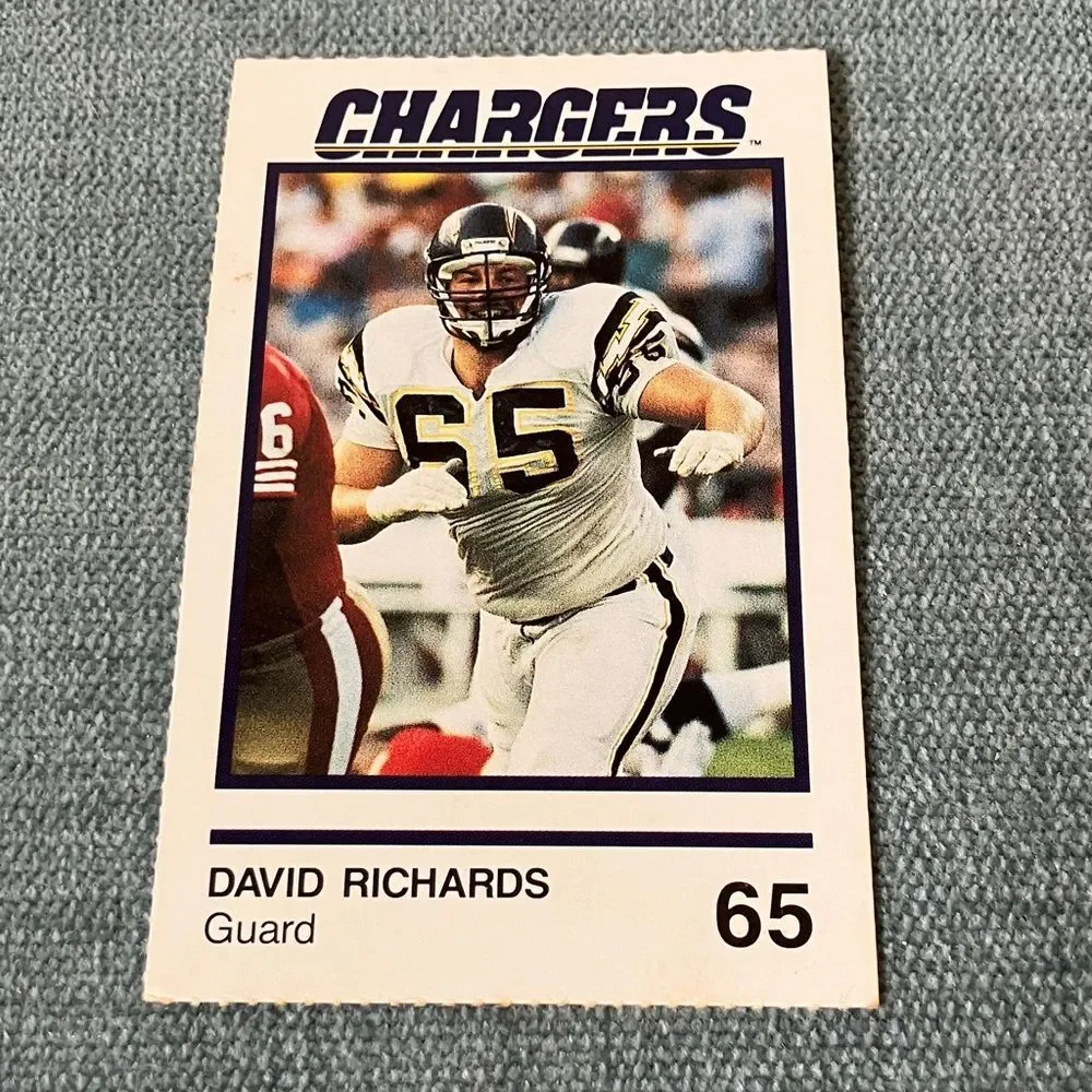Chargers NFL Football Trading Card Football Card